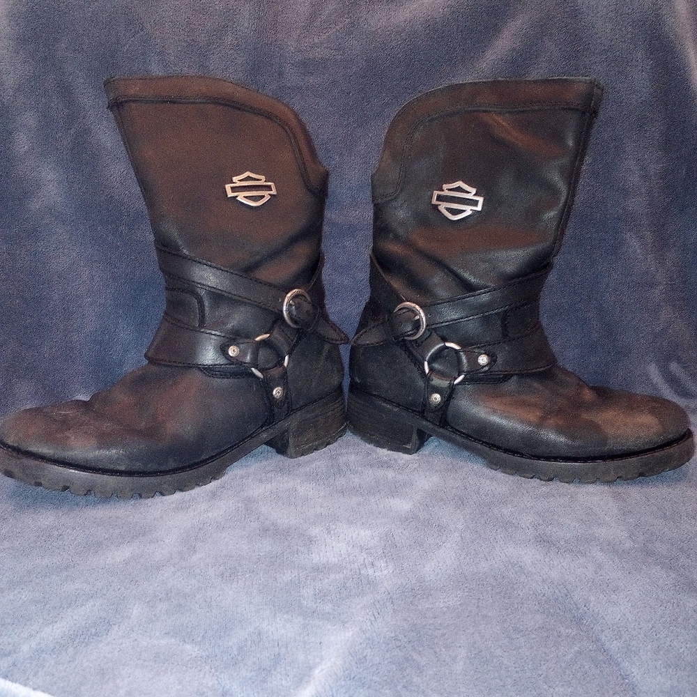 Harley Davidson Riding Boots Size 9